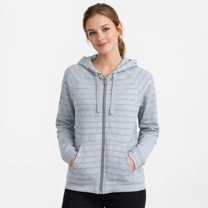 Under Armour Heat Gear Zippered Hoodie Size Small Semi-Fitted & Lightweight